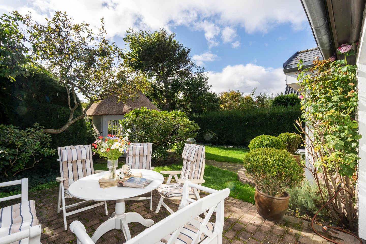  Haus Hideaway Westerland Haus Hideaway - Terrasse