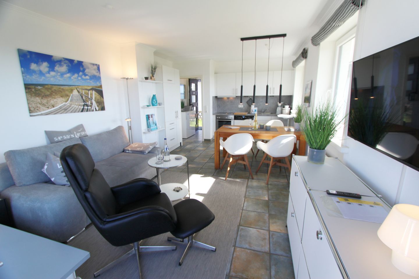 Fernsicht 13a, App. 4 Wenningstedt - Wohnzimmer