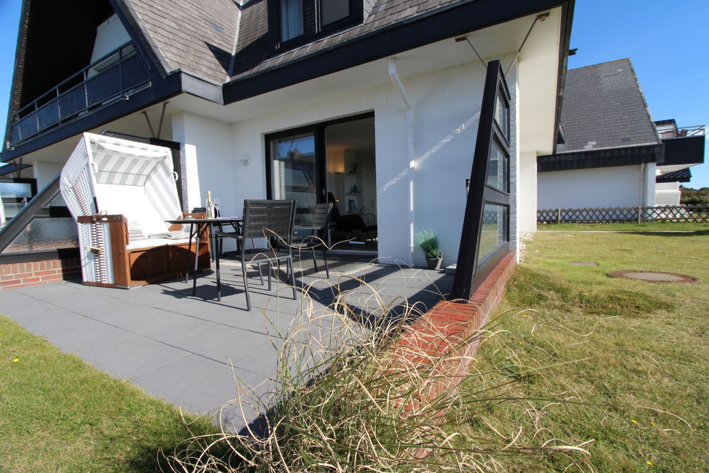 Fernsicht 13a, App. 4 Wenningstedt - Terrasse