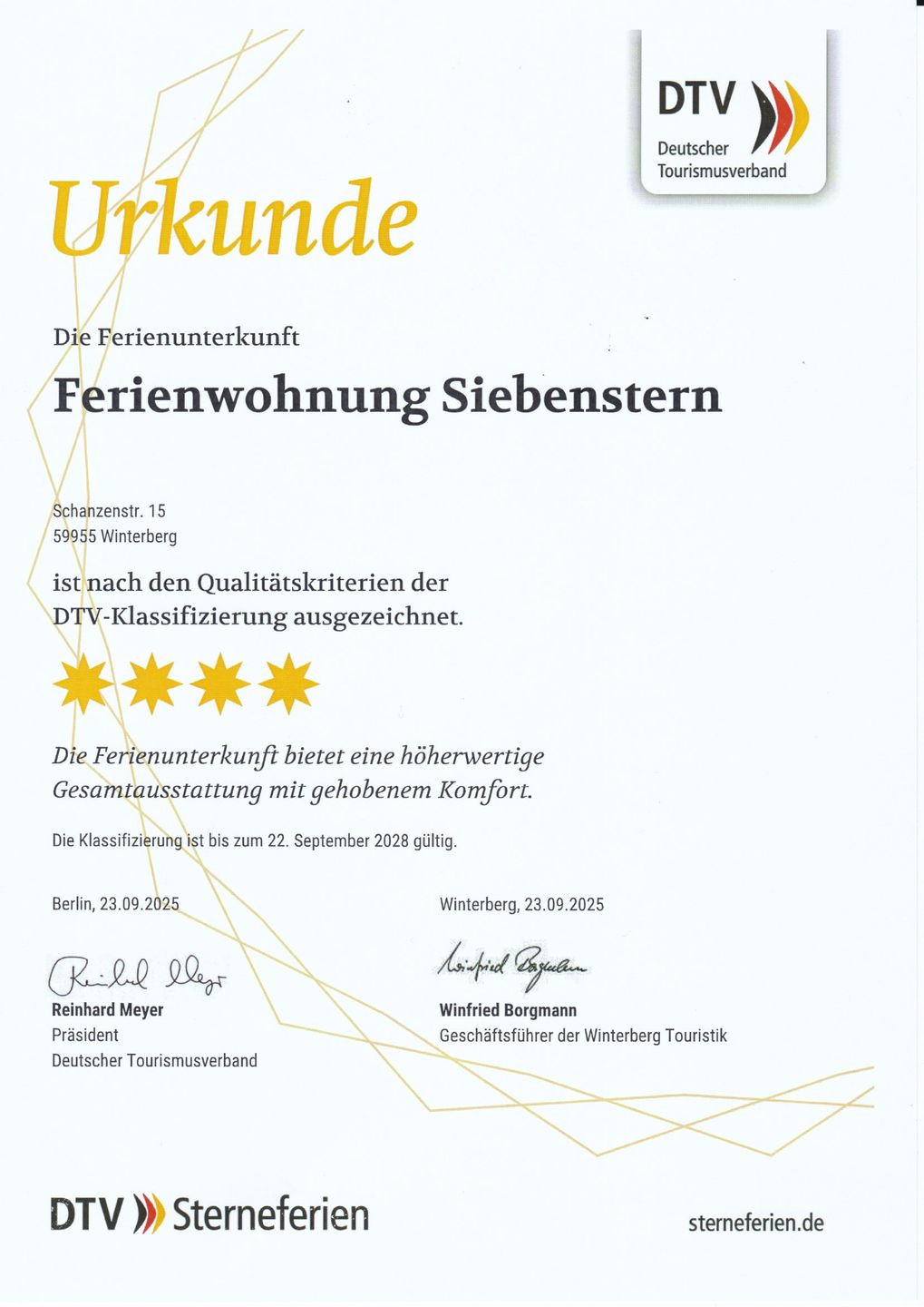  FeWo Siebenstern**** Winterberg - 