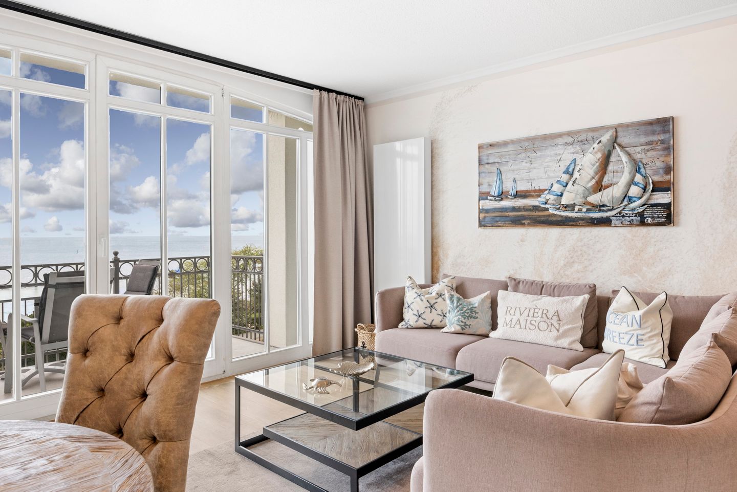 Apartmenthaus Atlantik Apartmenthaus Atlantik 311 Kühlungsborn - Wohn-Essbereich mit Küchenzeile