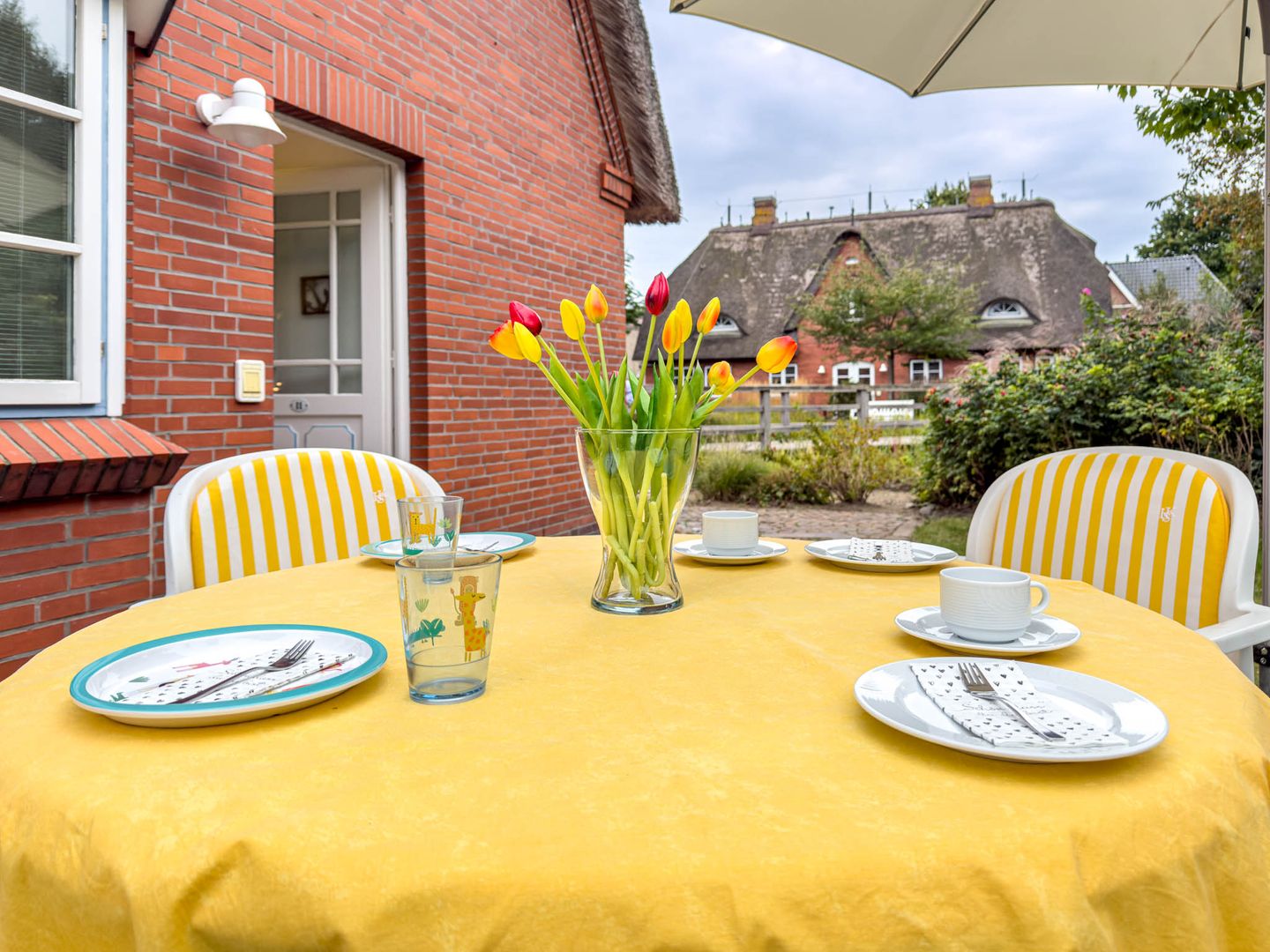 Friesenhof Whg. 11 Amrum - Terrasse