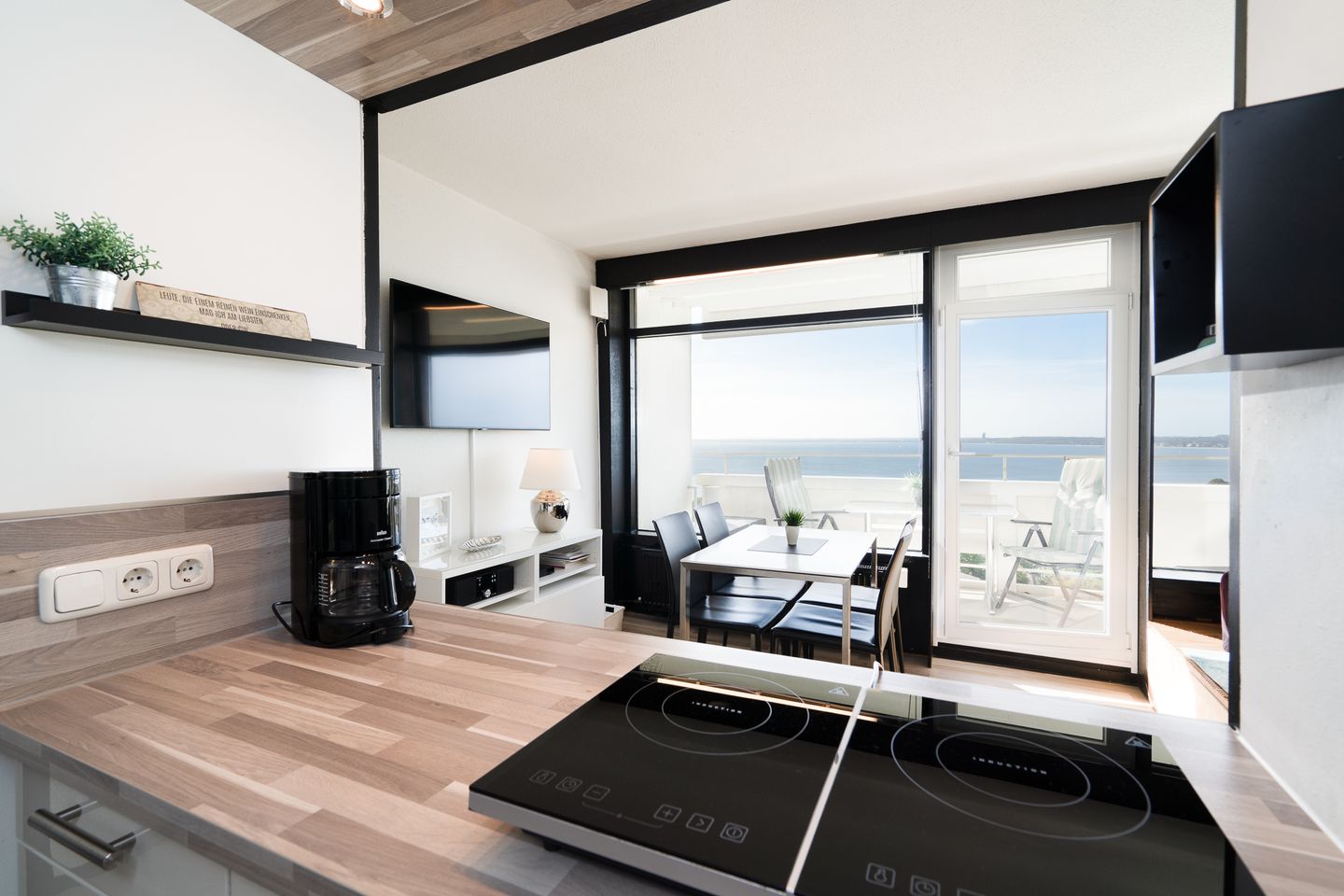 Panoramic einfach Meer Sierksdorf - Wohnzimmer