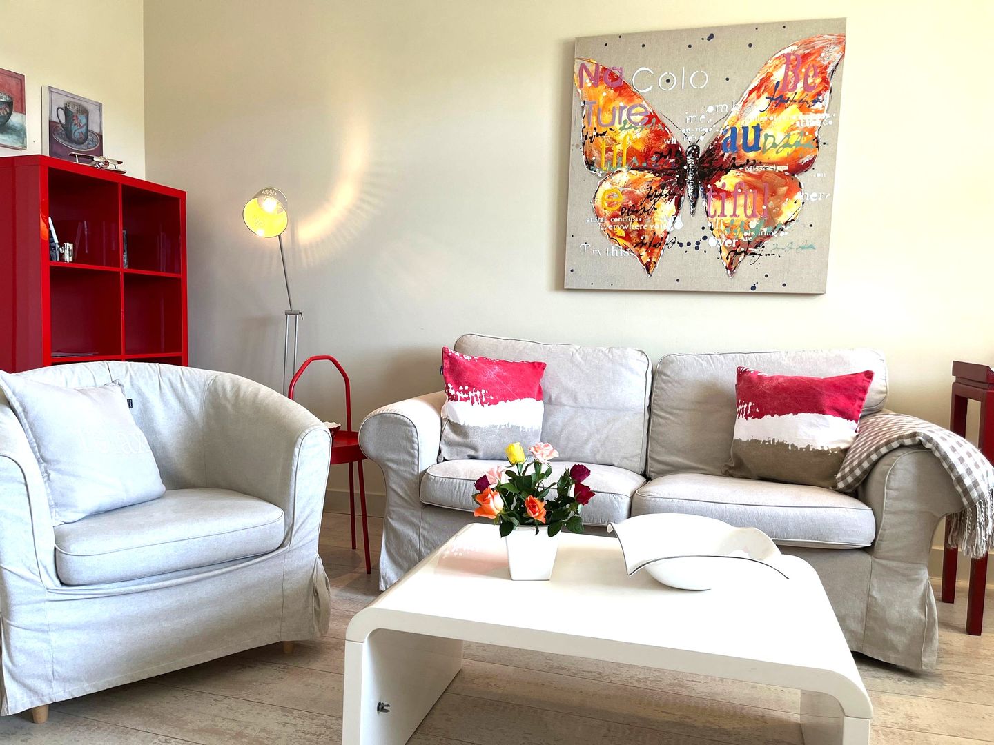 Villa Frische Brise 6 Austernperle Westerland - Wohnzimmer