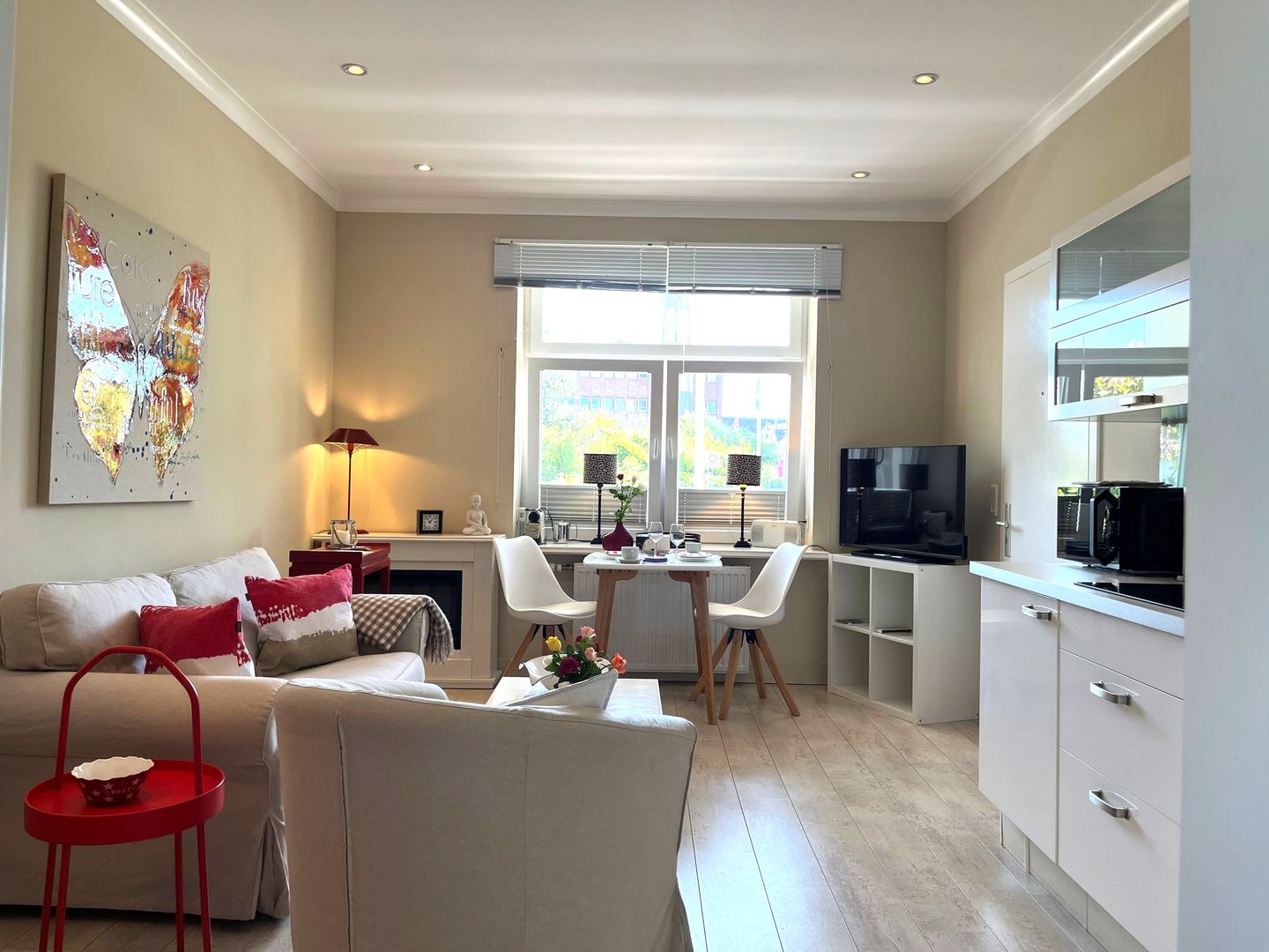 Villa Frische Brise 6 Austernperle Westerland - Wohnzimmer