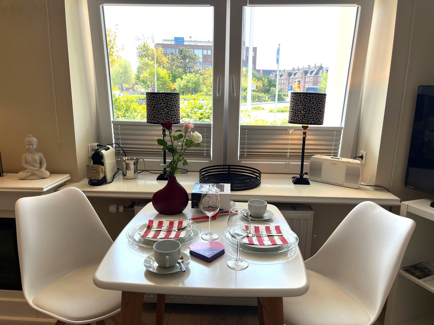 Villa Frische Brise 6 Austernperle Westerland - Wohnzimmer