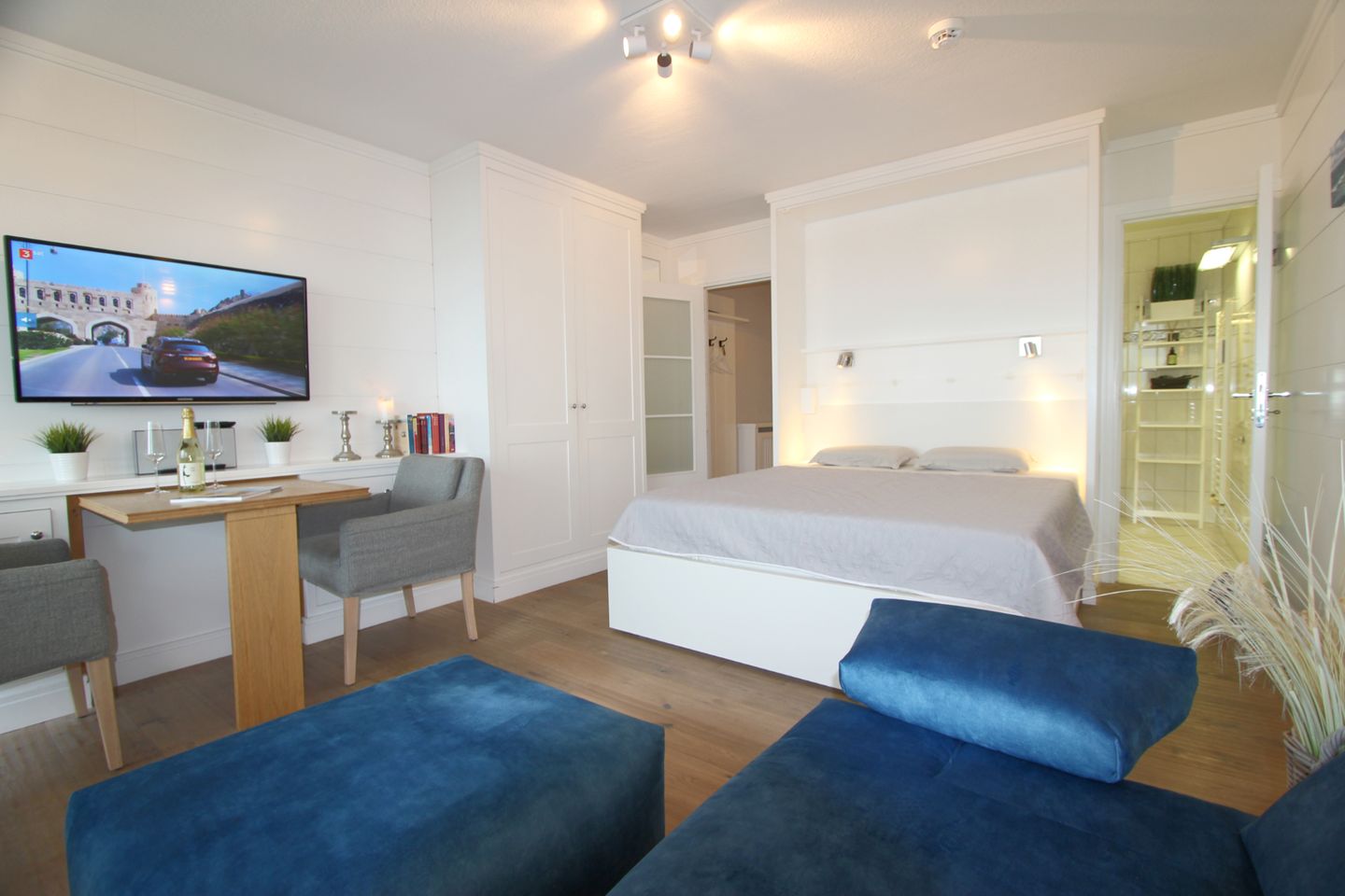  Dünenhof zum Kronprinzen, App. 88 Wenningstedt - Wohnzimmer