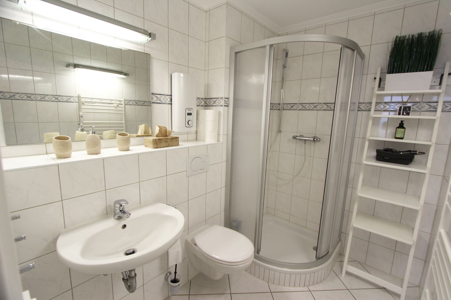  Dünenhof zum Kronprinzen, App. 88 Wenningstedt - Badezimmer