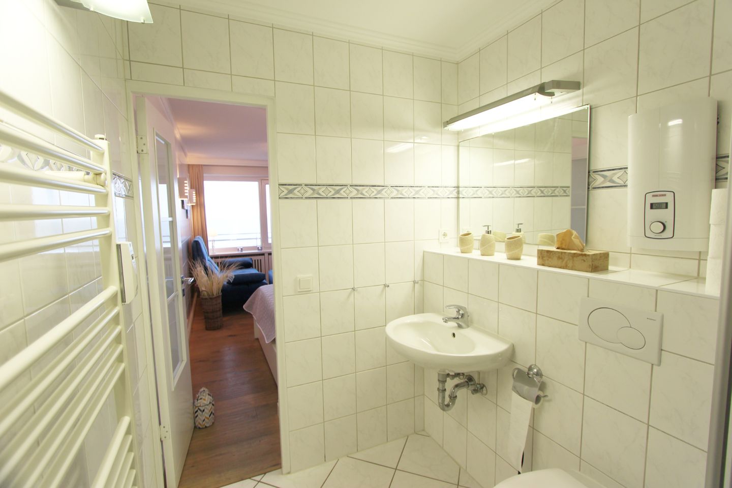  Dünenhof zum Kronprinzen, App. 88 Wenningstedt - Badezimmer