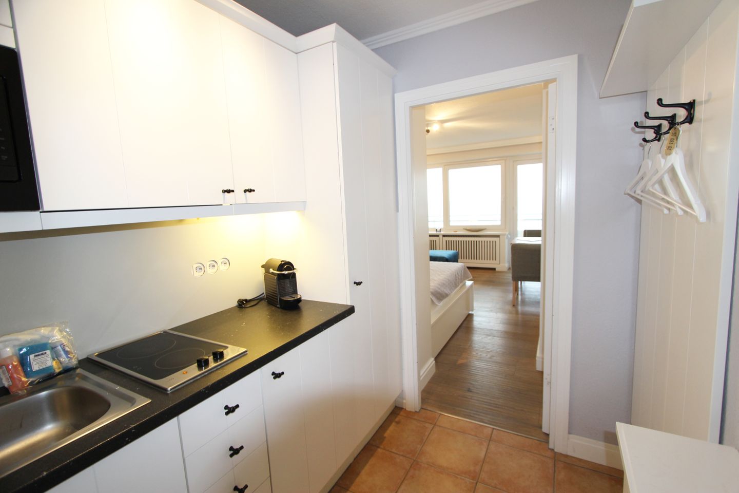  Dünenhof zum Kronprinzen, App. 88 Wenningstedt - Küche / Küchenzeile