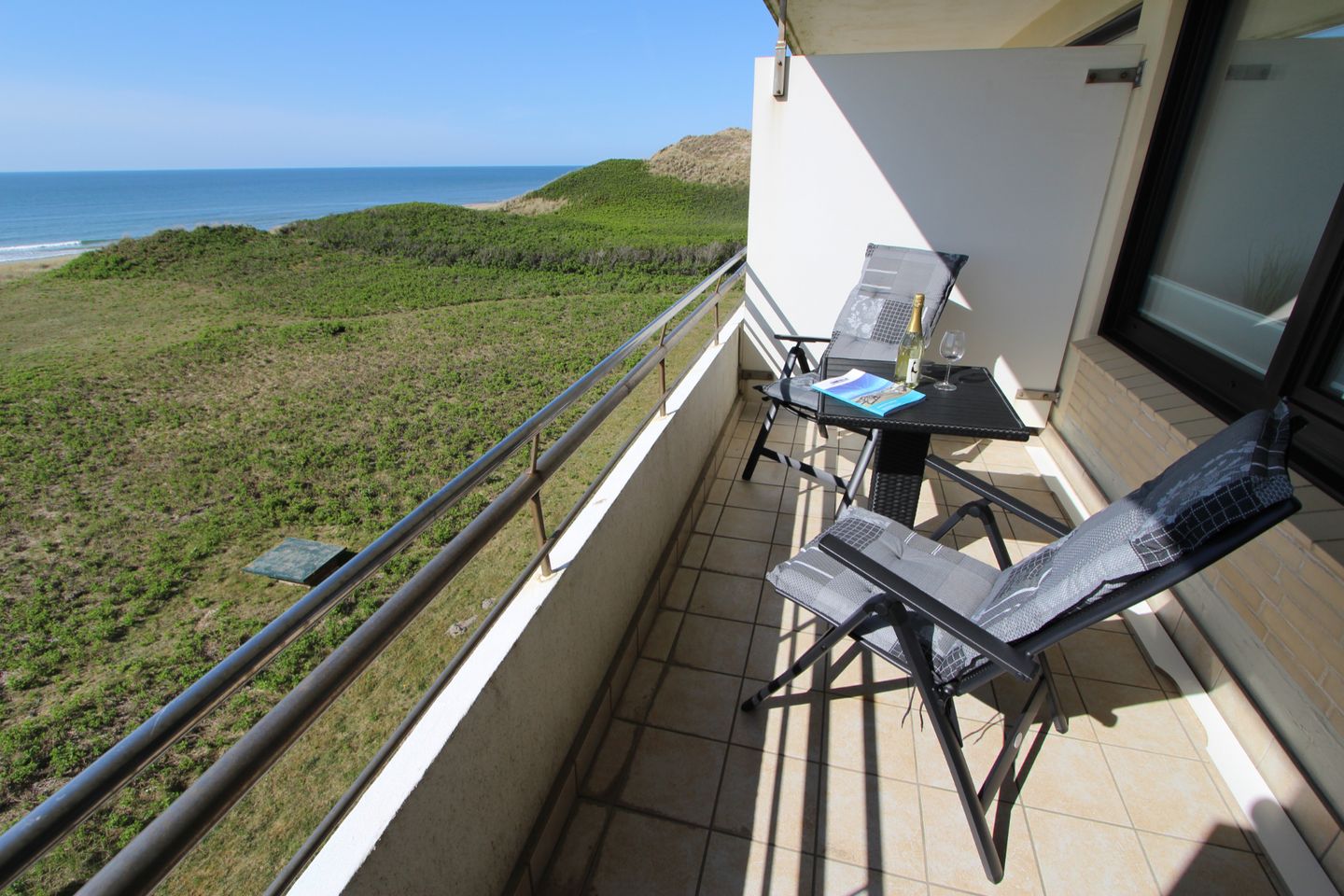  Dünenhof zum Kronprinzen, App. 88 Wenningstedt - Balkon