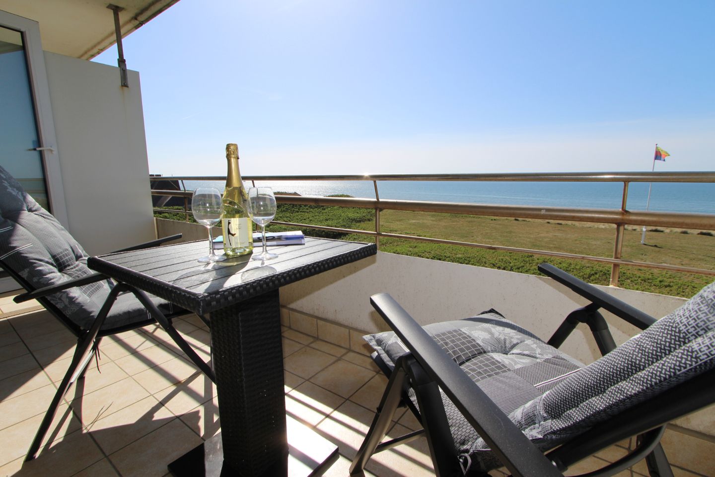  Dünenhof zum Kronprinzen, App. 88 Wenningstedt - Balkon