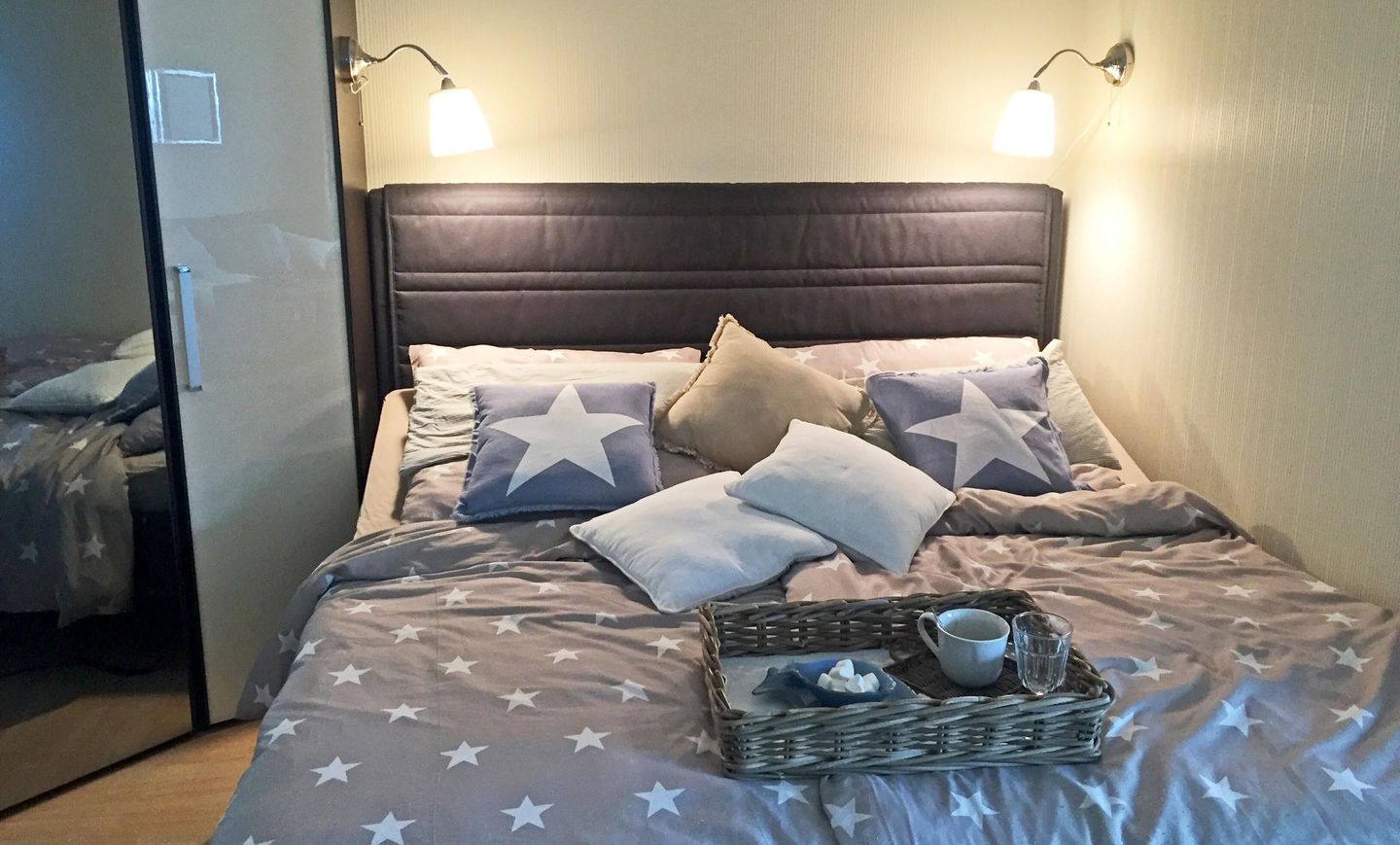 Kaiserhof Apartment 326, Typ D  - Bett