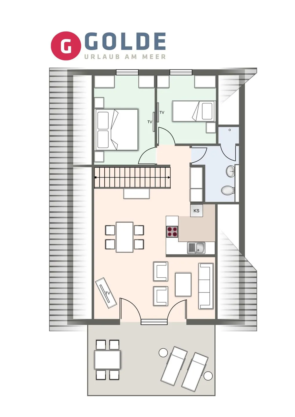 Alte Schule Westerhever Süderdeich SPO Umland - Grundriss