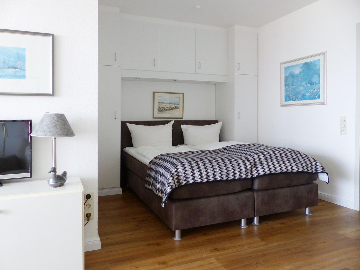 Kaiserhof Apartment 552, Typ G  - Bett