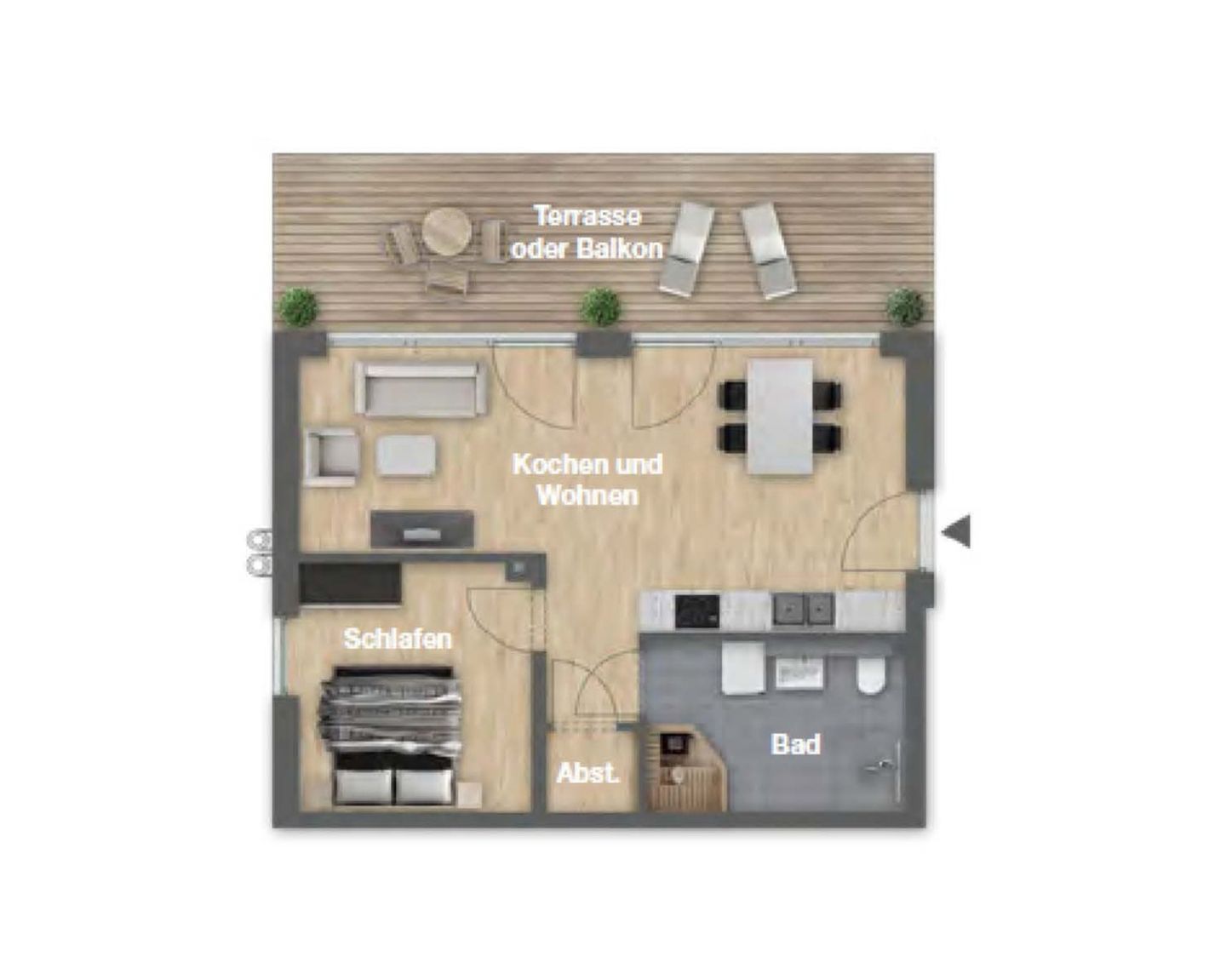 Gebirgsresort Gedankenpause Wohnung 1.3.1 Winterberg - 