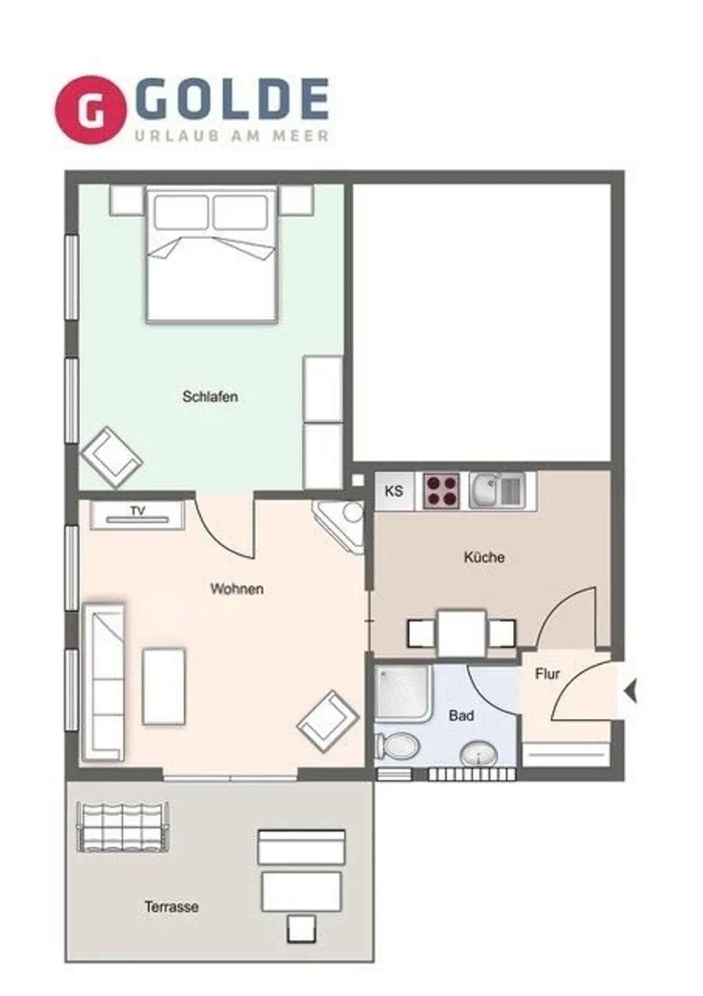 Kleinod Appartement Helena SPO Dorf - Grundriss