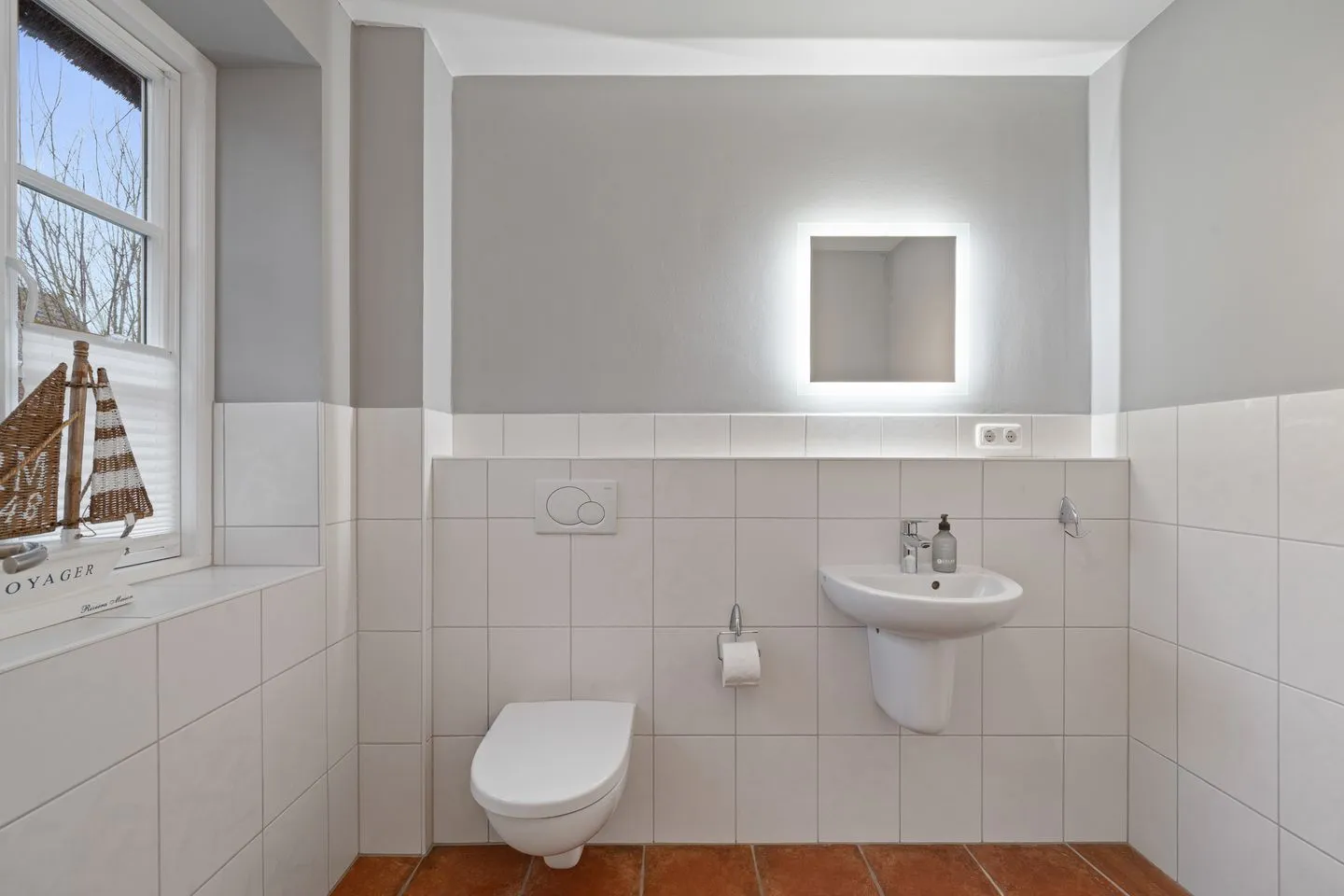 Westmarken Reetdachhaus Strandkontor SPO Ording - 