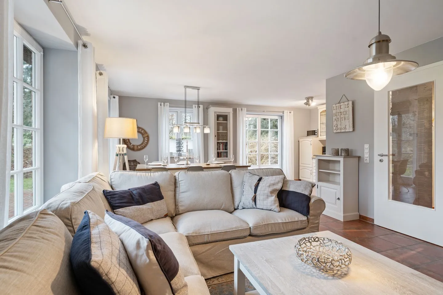 Westmarken Reetdachhaus Strandkontor SPO Ording - 