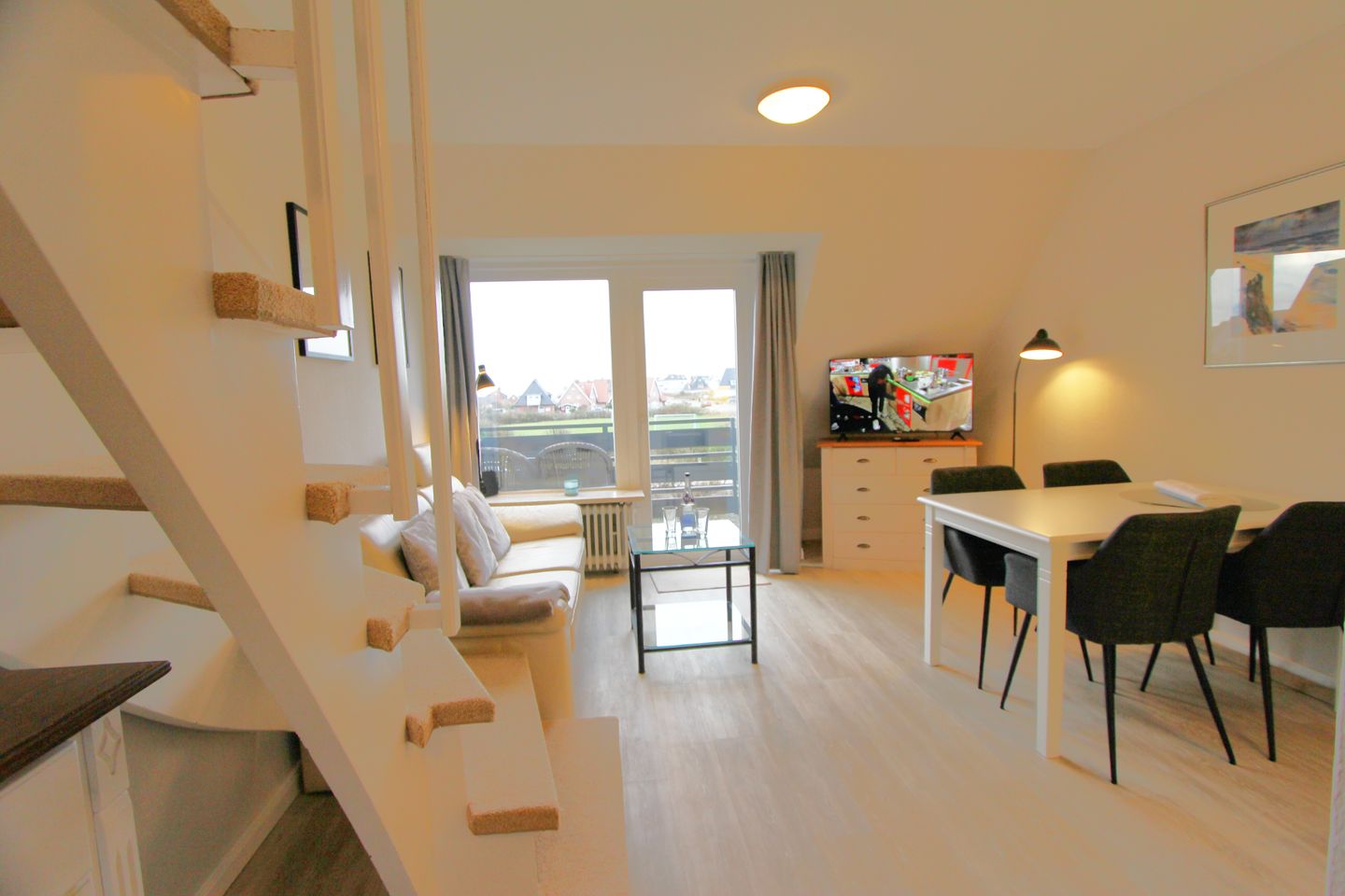  Risgap 3 B, App. 18 Wenningstedt - Wohnzimmer