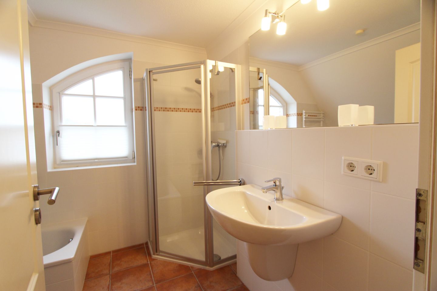  Uast - Westerlandstr. 27 G, App. 1 Wenningstedt - Badezimmer