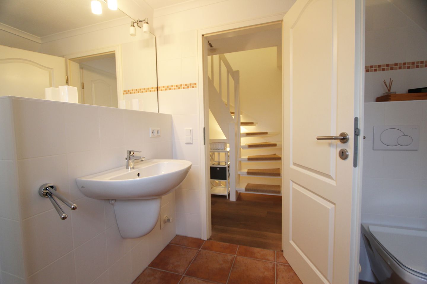  Uast - Westerlandstr. 27 G, App. 1 Wenningstedt - Badezimmer