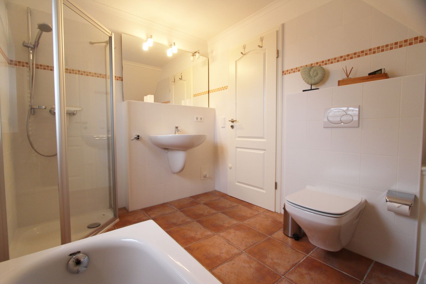  Uast - Westerlandstr. 27 G, App. 1 Wenningstedt - Badezimmer