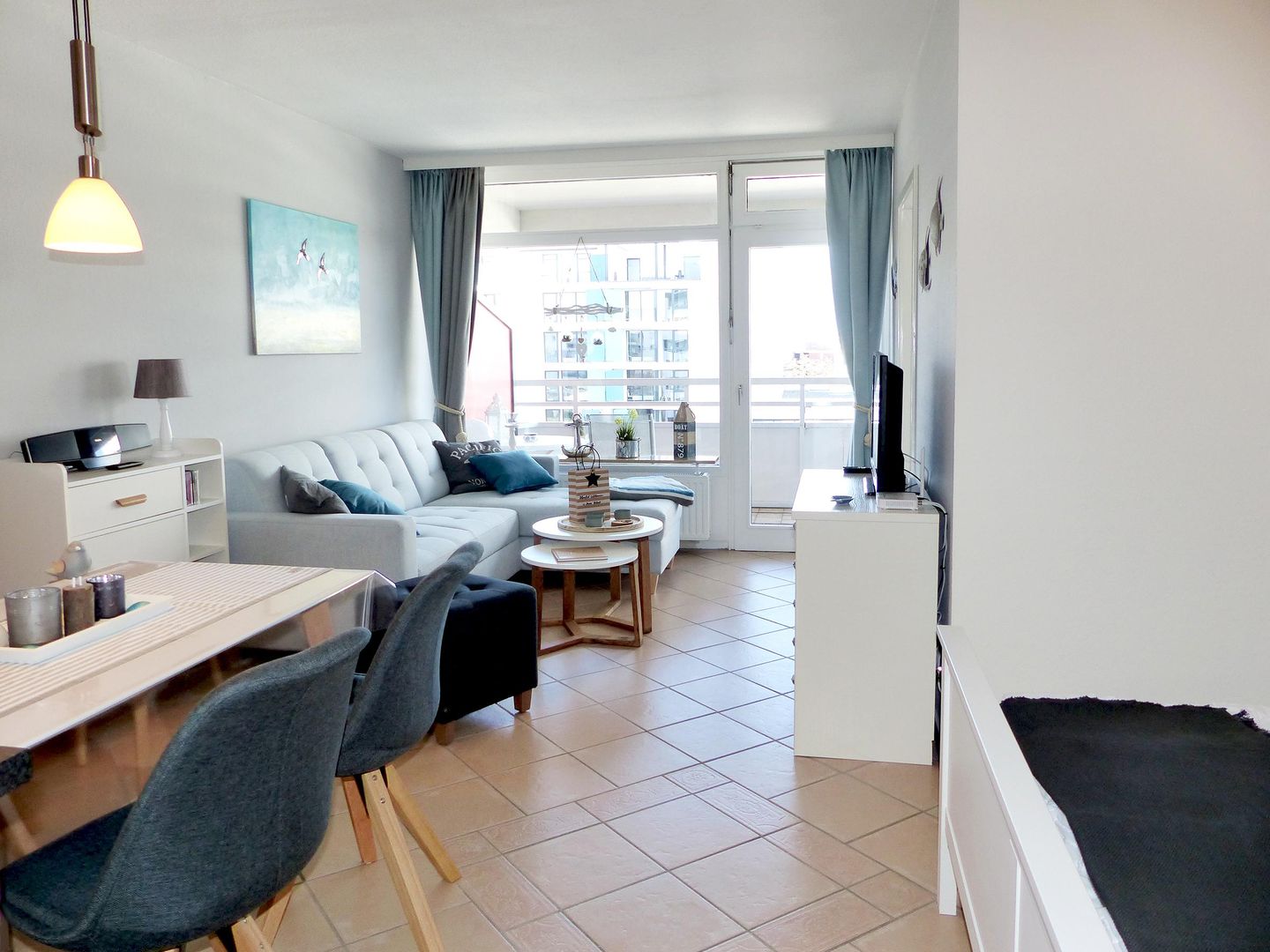 Kaiserhof Apartment 549, Typ A  - Wohnzimmer