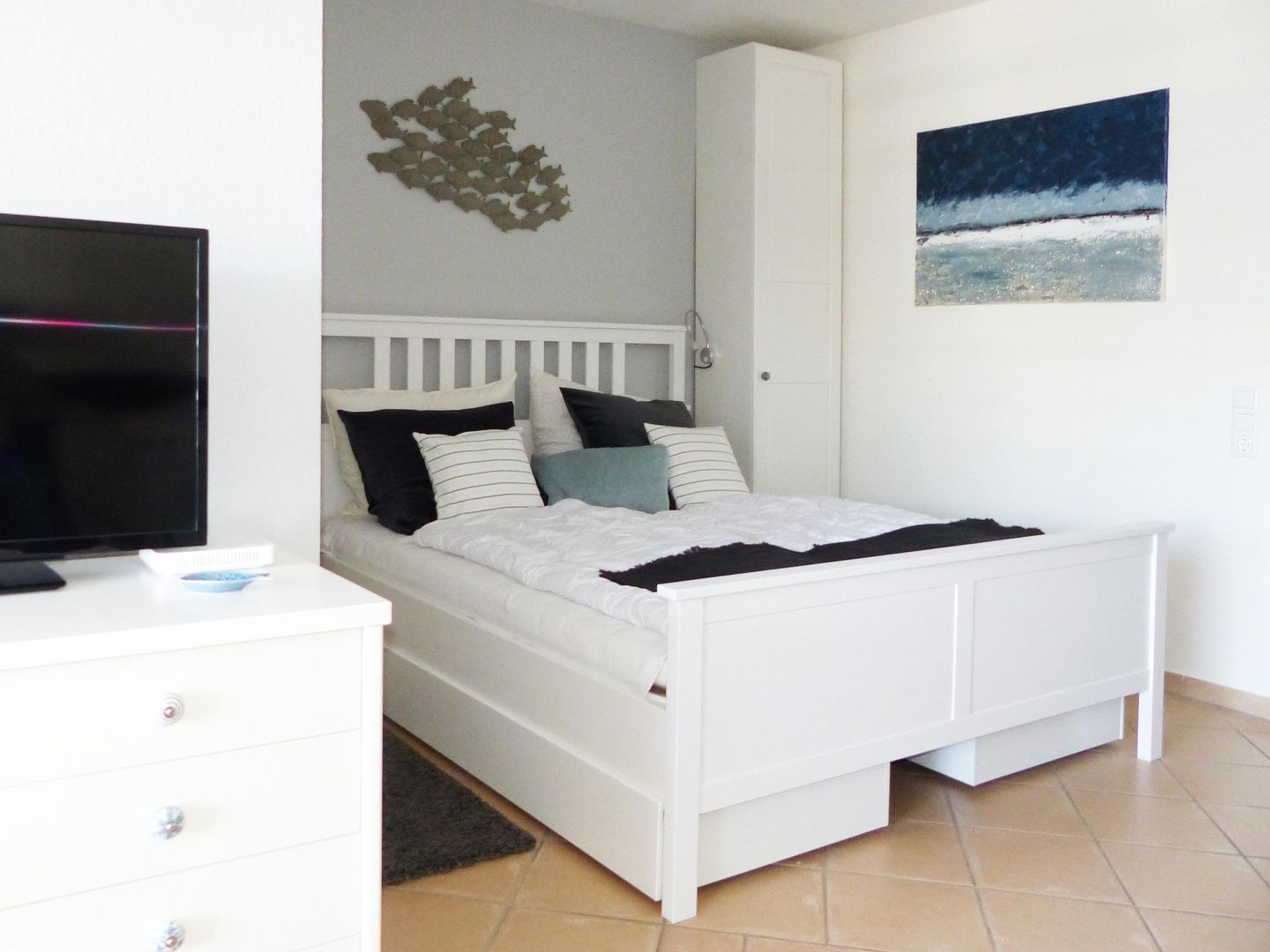 Kaiserhof Apartment 549, Typ A  - Bett