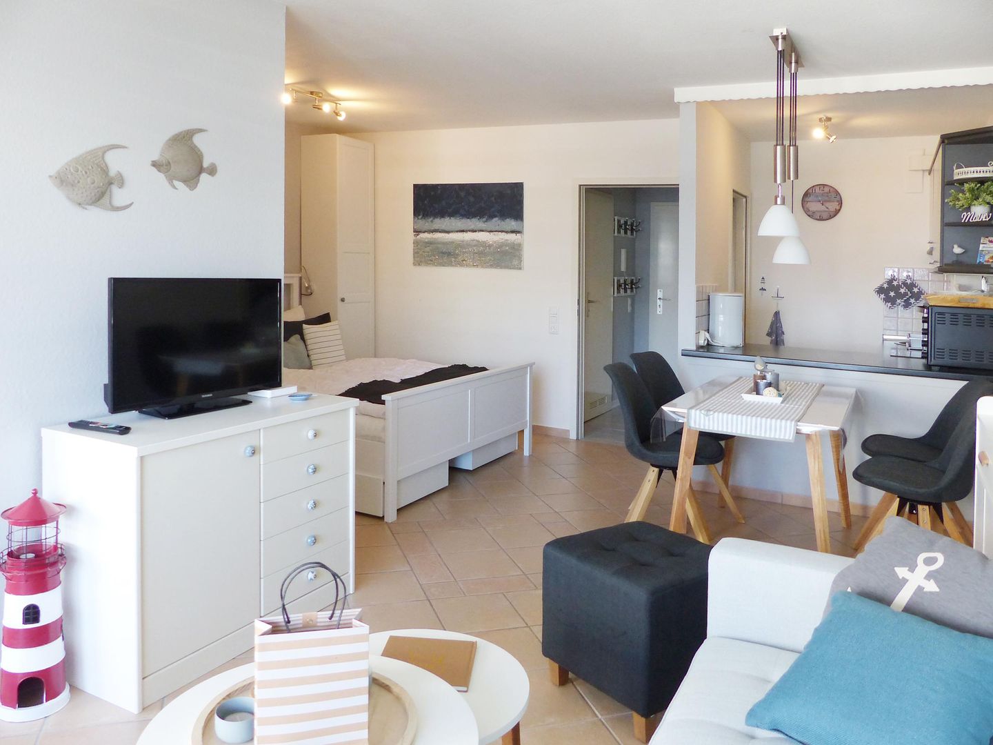 Kaiserhof Apartment 549, Typ A  - Wohnzimmer