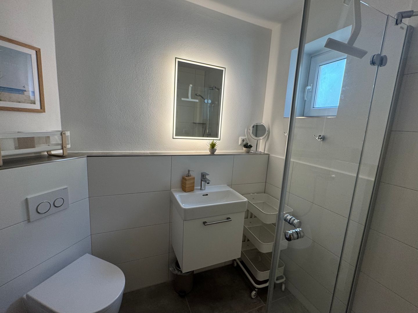  Fewo Strandkörbchen Dahme - Badezimmer