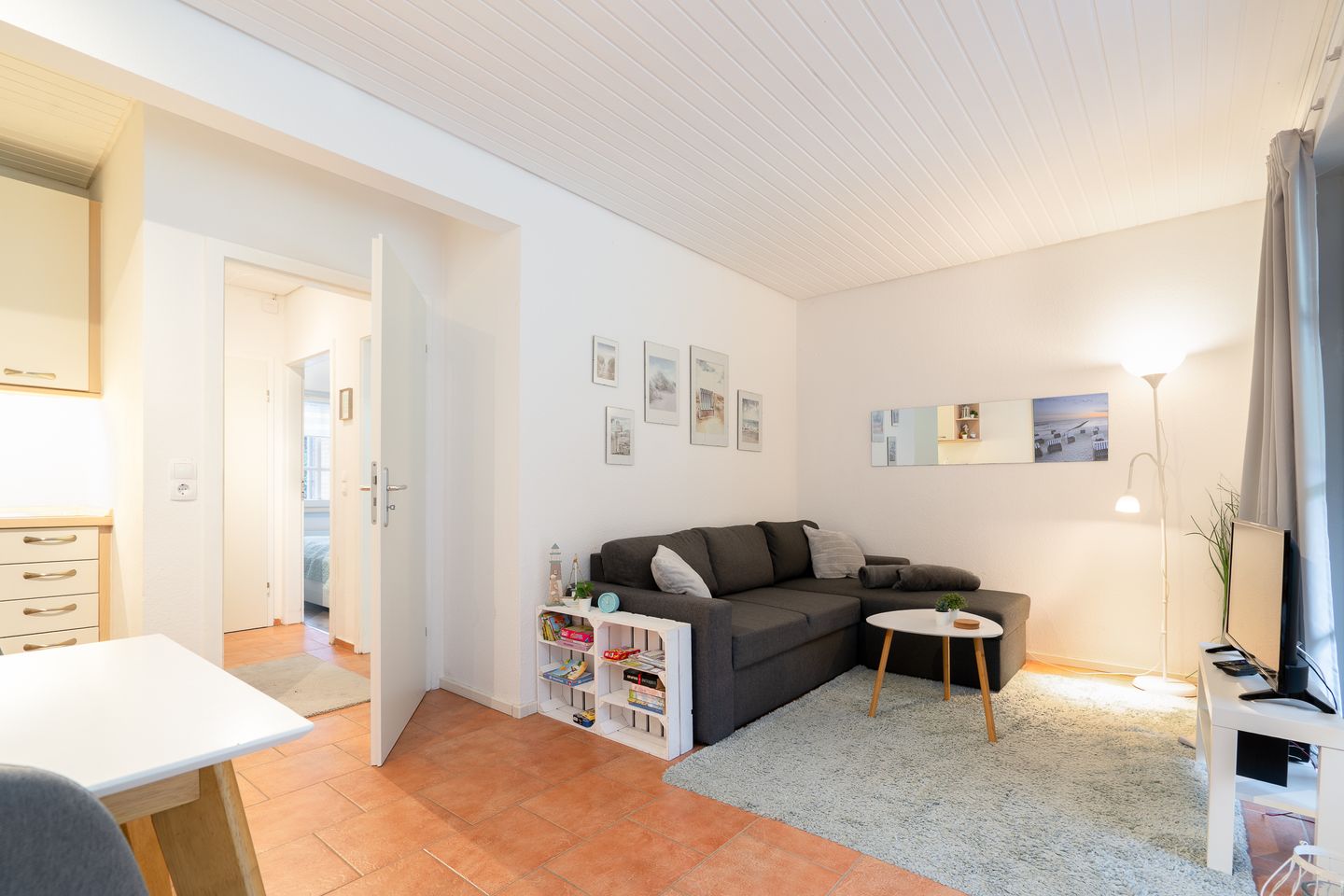  Ferienhaus Seeweg Wohnung 1 Scharbeutz - Wohnzimmer