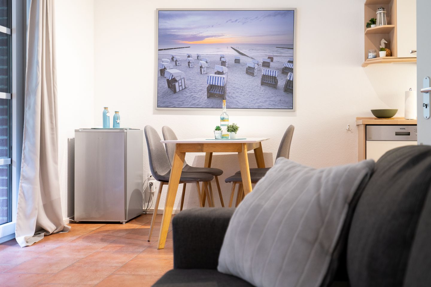  Ferienhaus Seeweg Wohnung 1 Scharbeutz - Wohnzimmer