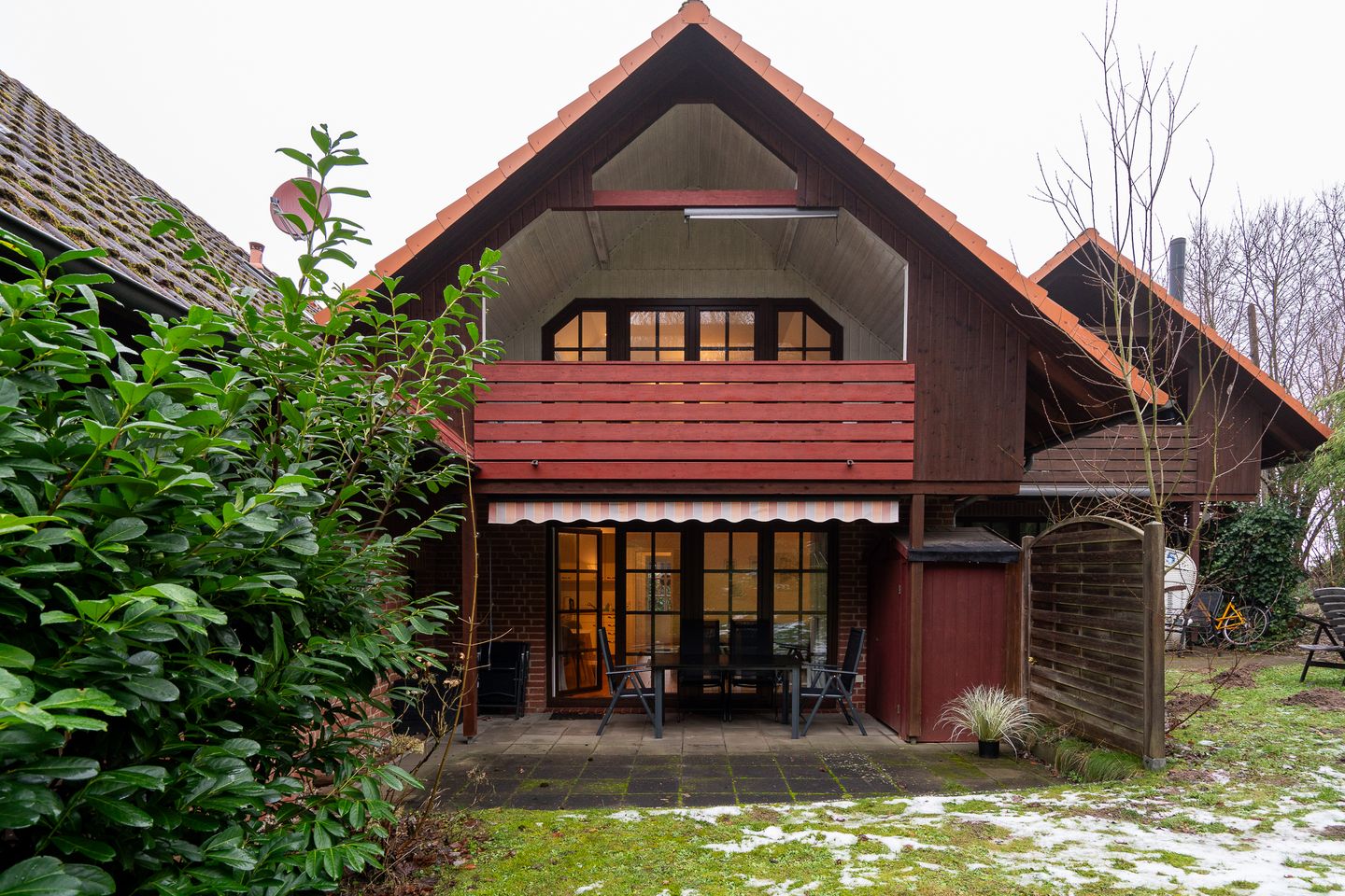  Ferienhaus Seeweg Wohnung 1 Scharbeutz - Fassade / Eingang