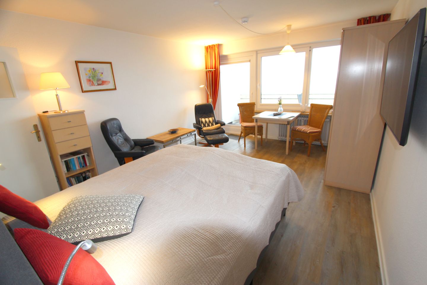  Dünenhof zum Kronprinzen- Seestr. 18, App. 56 Wenningstedt - Wohnzimmer