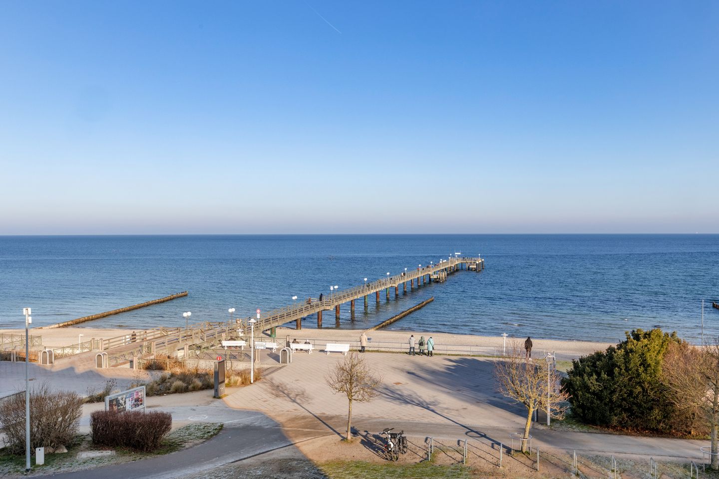 Apartmenthaus Atlantik Apartmenthaus Atlantik 312 Kühlungsborn - Balkonausblick zum Strand