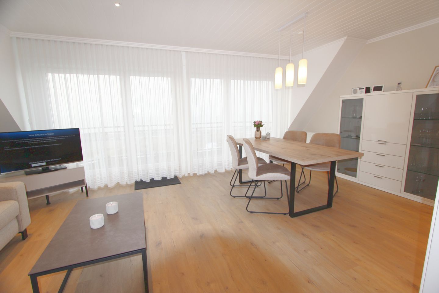  Wonningstair  - Dünenstr. 19, App. 6 Wenningstedt - Wohnzimmer