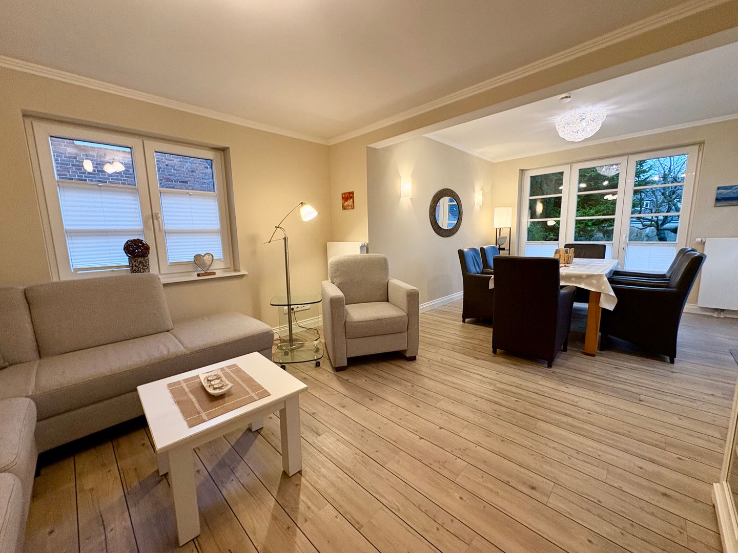 Haus am Südende Möwennest Westerland - Wohnzimmer