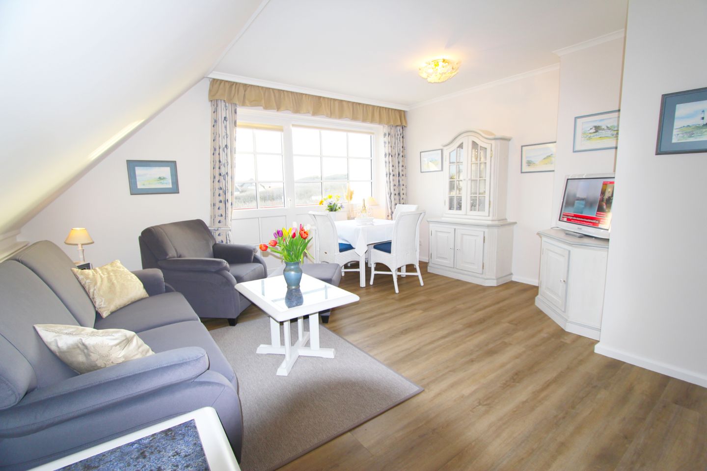  Dünenblick III - Dünenstr. 7, App. 5 Wenningstedt - Wohnzimmer