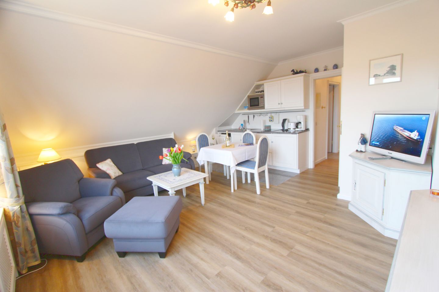  Dünenblick III  - Dünenstr. 7, App. 8 Wenningstedt - Wohnzimmer