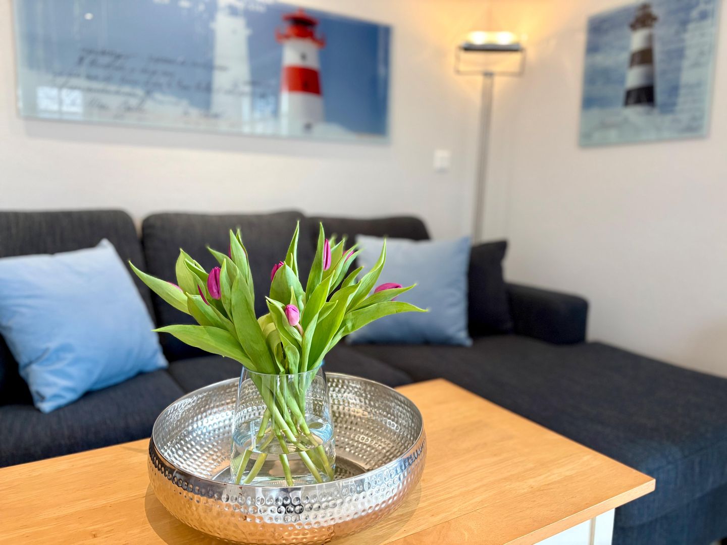  Meerblau Tinnum - Wohnzimmer