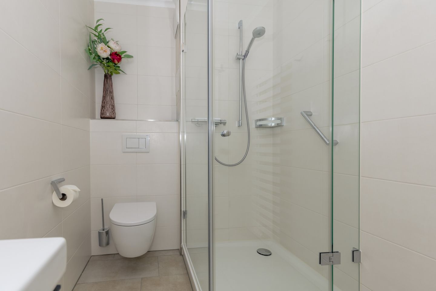 Apartmenthaus Atlantik Apartmenthaus Atlantik 314 Kühlungsborn - Badezimmer mit Dusche