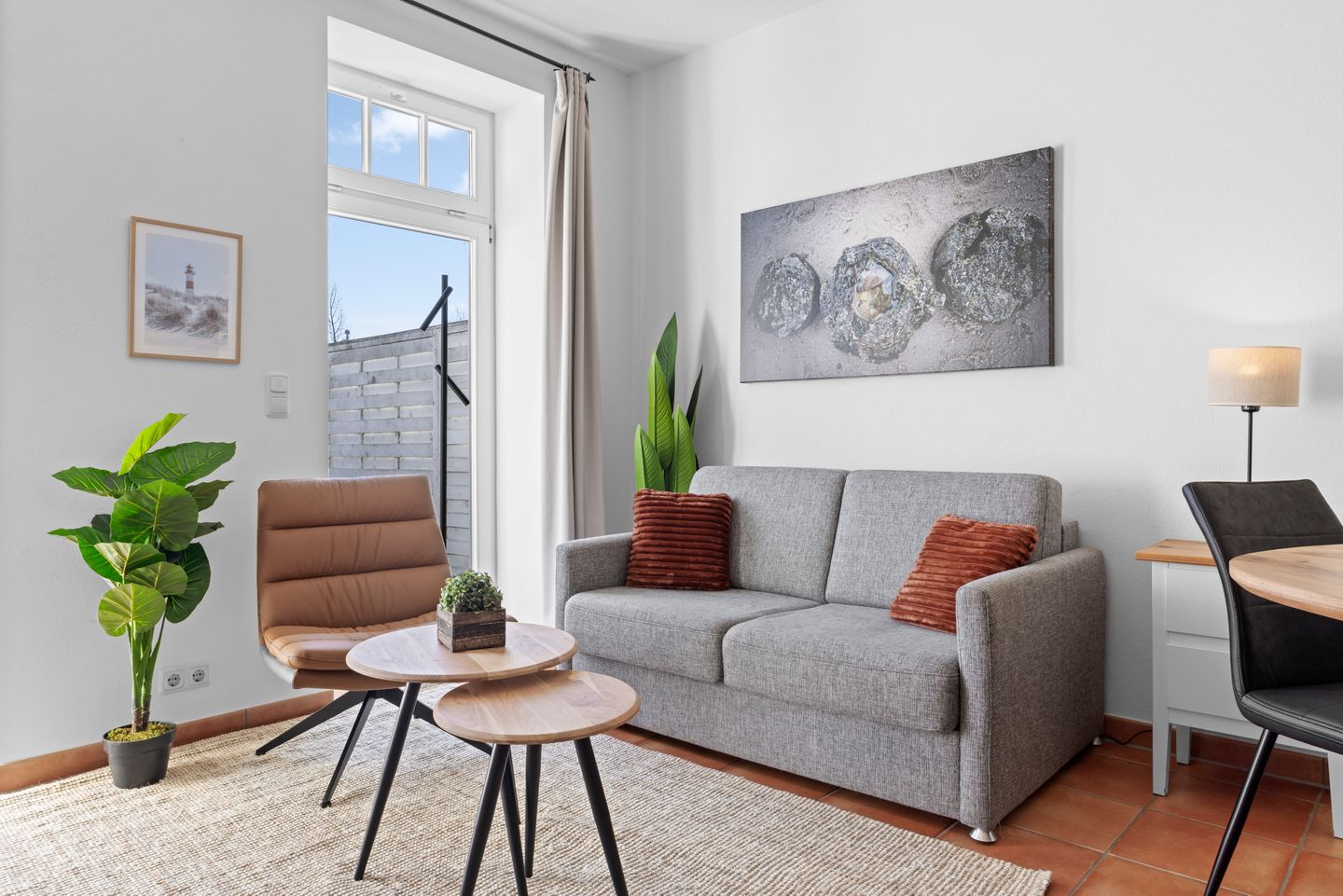 Strandstraße 32 Strandstraße 32-19 Kühlungsborn - Wohn-Essbereich mit Couch