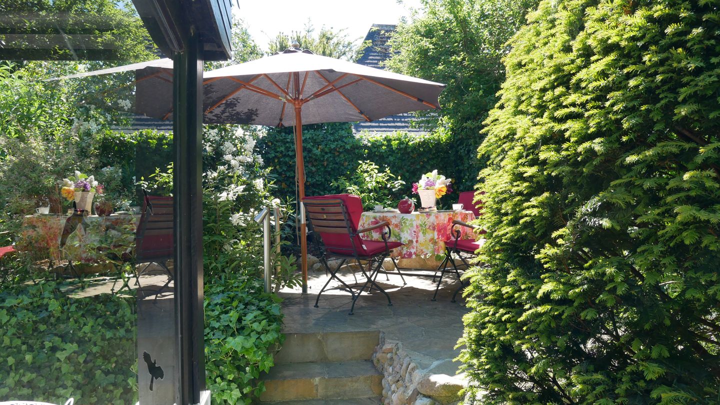  Ferienhaus Reidschott Wyk auf Föhr - Terrasse