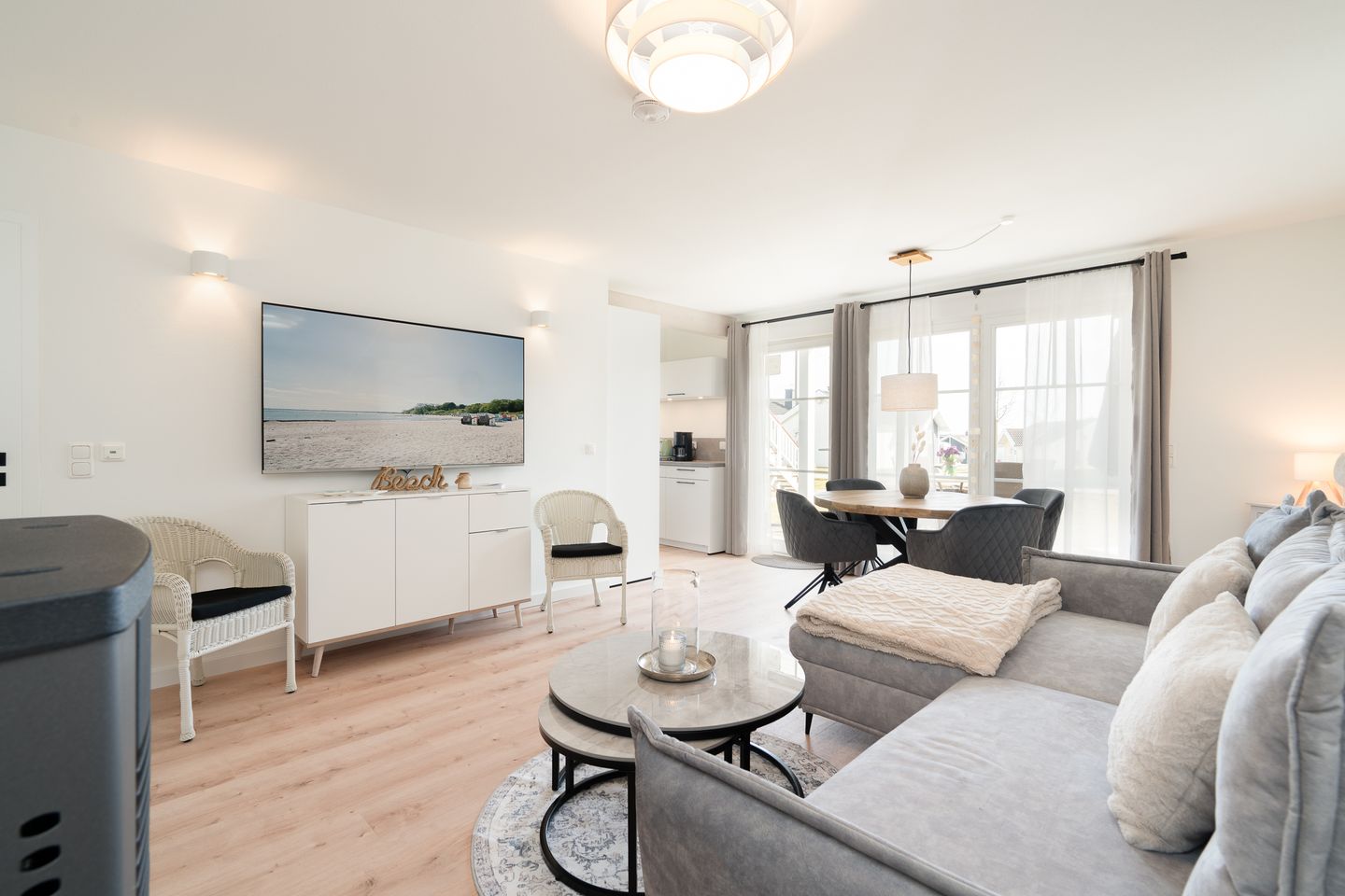 Strandpark Sierksdorf Strandhaus 24 Sierksdorf - Wohnzimmer