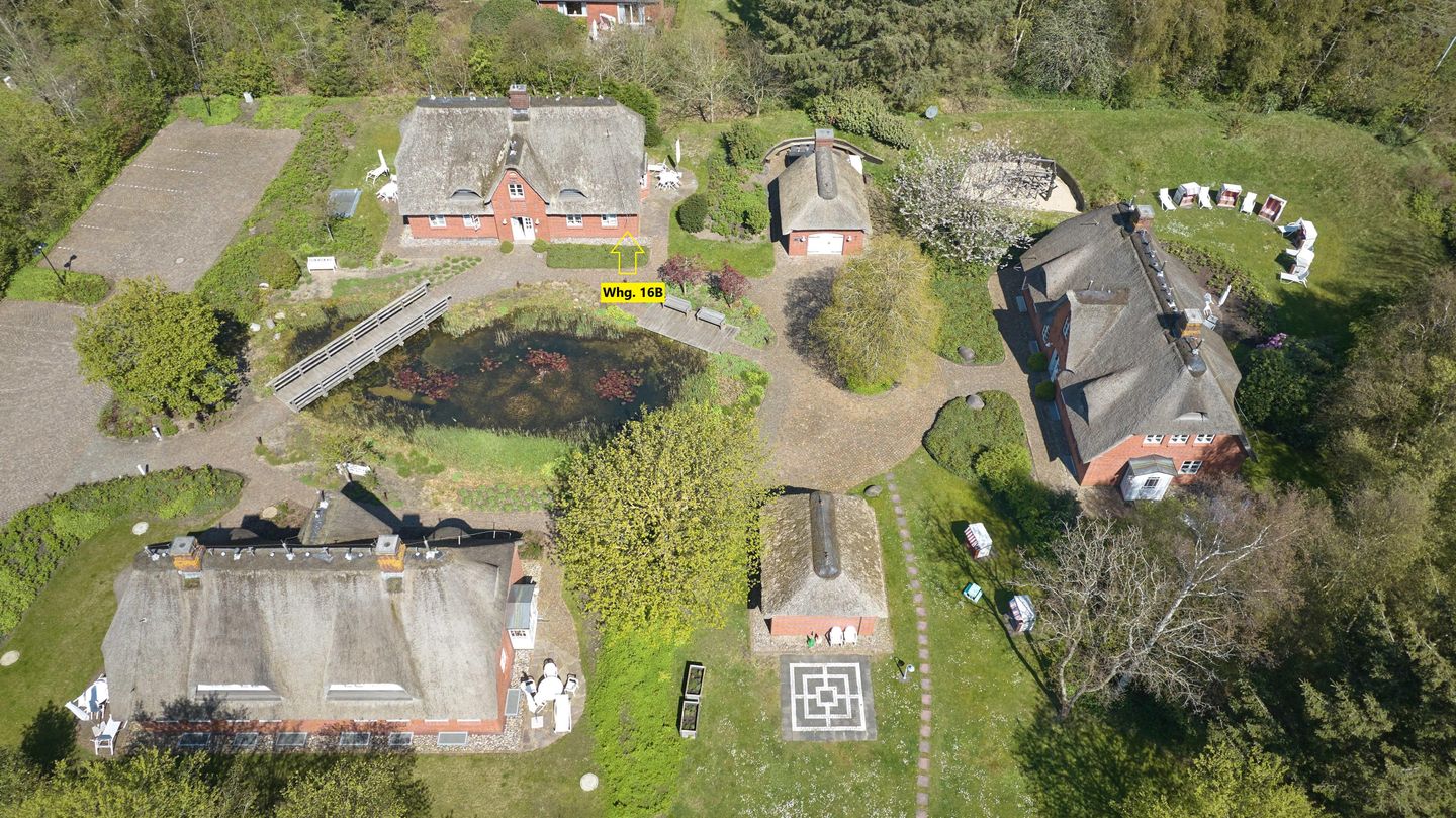 Friesenhof Whg. 16 Amrum - Vogelperspektive