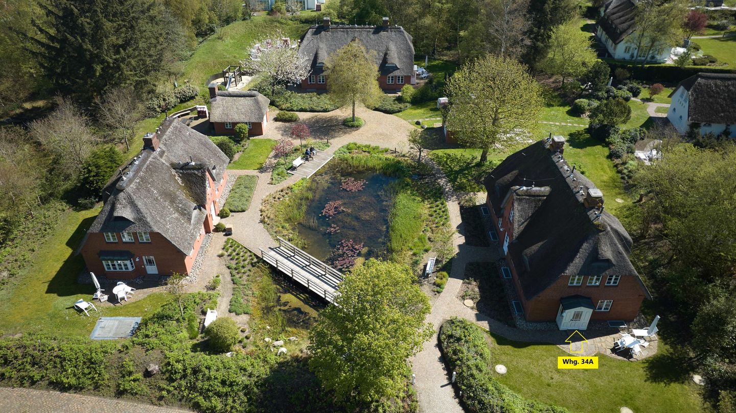 Friesenhof Whg. 34 Amrum - Vogelperspektive