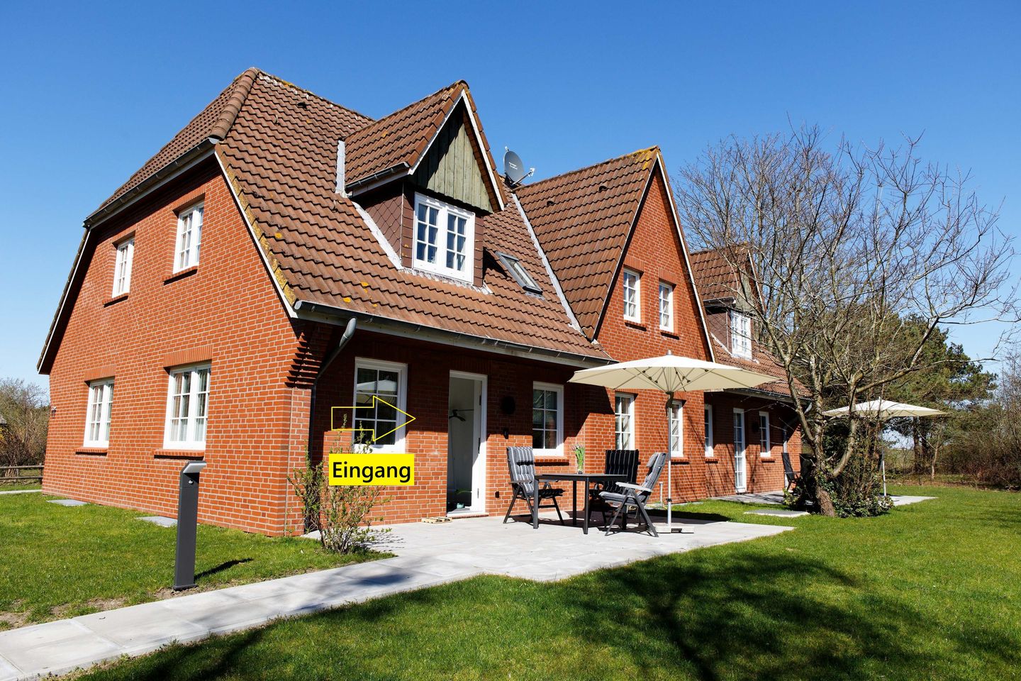 Hittigeigei Whg. 2 Amrum - Fassade / Eingang