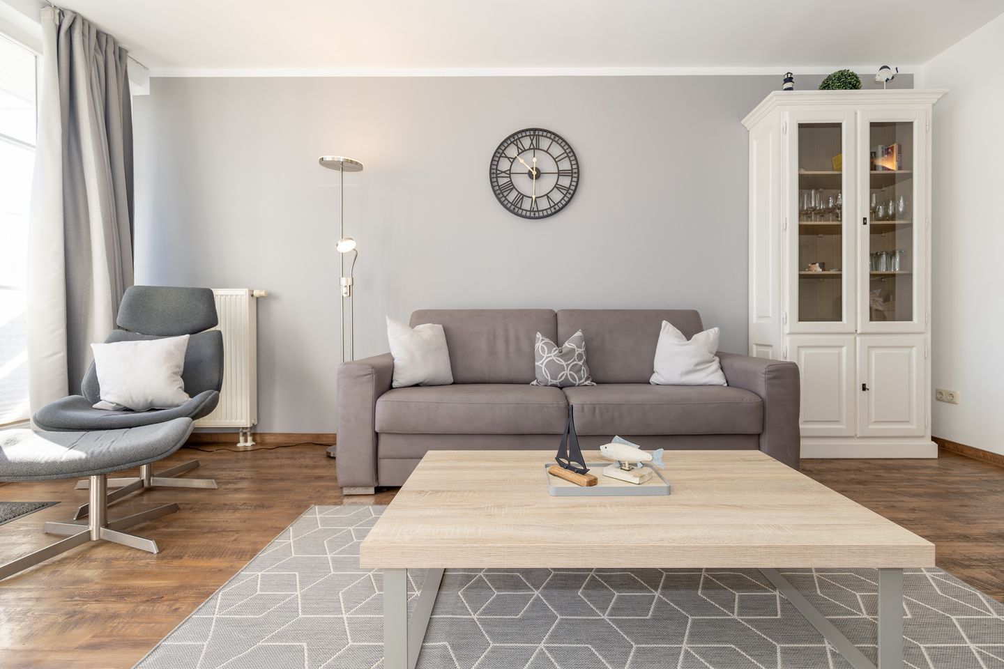 Meeresblick Meeresblick 102 Kühlungsborn - Wohn-Essbereich mit Couch