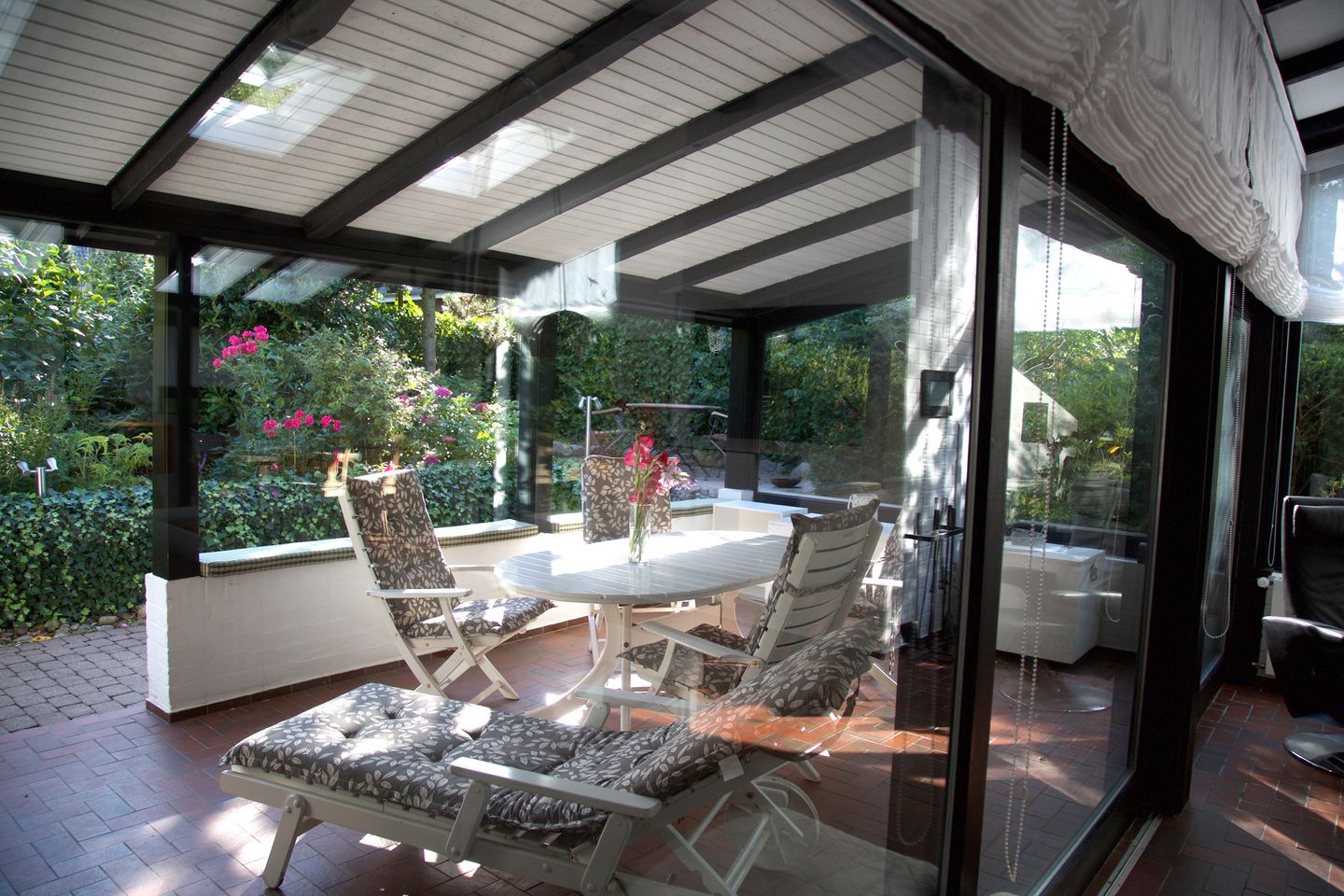  Ferienhaus Reidschott Wyk auf Föhr - Terrasse